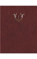 Monogram "J" Sketchbook: (10 Monogram Red 150 Sketch)