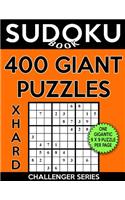 Sudoku Book 400 Extra Hard GIANT Puzzles