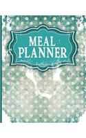 Meal Planner: Meal Planning Book with Breakfast, Lunch, Dinner and Snacks Section - Vintage / Aged Cover