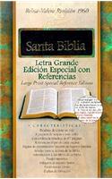 Letra Grande Edicion Especial Con Referencias-RV 1960: Reina-Valera Revision 1960, Letra Grande Edicion Especial Con Referencias, Con Indice, Negro, Piel Fabricada