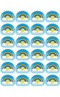 Rainbows Shape Stickers