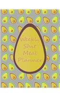 Weekly Shit Meal Planner: 52 Weeks to Plan Shit Meal-Large Size 8.5 x 11-Include: Freezer Inventory, Week Meal Planner, Shopping List, Notes-Shit Gifts-Easy Help in the Kitch