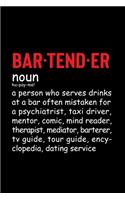 Bartender definition