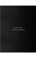 Cricket Card Collection Logbook