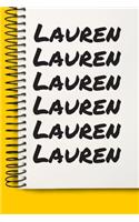 Name Lauren A beautiful personalized