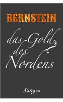 Bernstein das Gold Notizbuch