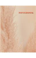 Notebook: Lined Notebook Journal -brown color-110 pages- Large (8.5 x 11 inches)