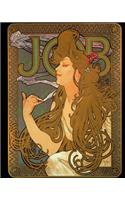Job (Alphonse Mucha) Notebook/Journal: 8"x10" College Ruled - 200 Pages(20 Fine Art Cover Journals)
