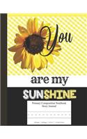 Primary Composition Notebook Story Journal: Educational Writing and Drawing Handwriting Activity Workbook