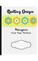 Quilting Designs Hexagons Graph Paper Notebook
