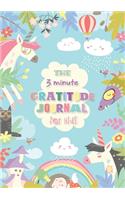 3 Minute Gratitude Journal for Kids