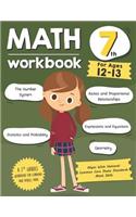 Math Workbook Grade 7 (Ages 12-13)