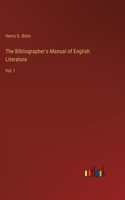 Bibliographer's Manual of English Literature