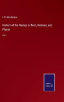 History of the Names of Men, Nations, and Places