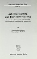 Arbeitsgestaltung Und Betriebsverfassung