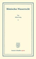 Romisches Wasserrecht