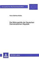 Die Bildungshilfe der Deutschen Demokratischen Republik