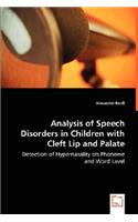 Analysis of Speech Disorders in Children with Cleft Lip and Palate