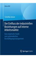 Der Einfluss Der Industriellen Beziehungen Auf Interne Arbeitsmärkte