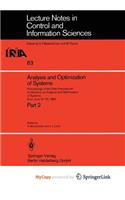 Analysis and Optimization of Systems