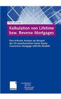 Kalkulation Von Lifetime Bzw. Reverse Mortgages