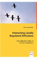 Interacting Locally Regulated Diffusions