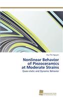 Nonlinear Behavior of Piezoceramics at Moderate Strains