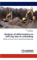 Analysis of deformations in soft clay due to unloading