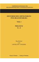 Historisches Ortslexikon für Brandenburg, Teil I, Prignitz, Band N-Z