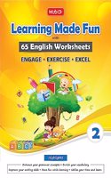 MTG 65 English Grammar Worksheets Class 2 - (Learning Made Fun) Workbooks to Improve Your Writing Skills, Grammar Concept & Enrich Your Vocabulary (Based on CBSE/NCERT)