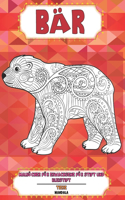 Malbücher für Erwachsene für Stift und Bleistift - Mandala - Tiere - Bär