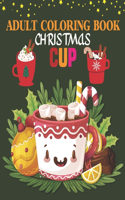 Adult Coloring Book Christmas Cup