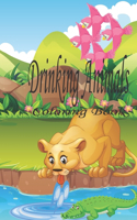 Drinking Animals Coloring Book