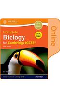 Complete Biology for Cambridge Igcserg Online Student Book (Third Edition)
