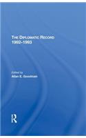 The Diplomatic Record 19921993