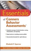 Essentials of Conners Behavior Assessments