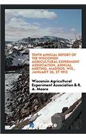 TENTH ANNUAL REPORT OF THE WISCONSIN AGR