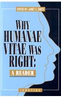 Why Humanae Vitae Was Right