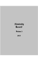 Admiralty Record(R) Volume 3 (2015)