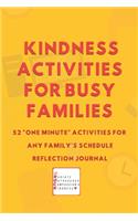 52 One Minute Kindness Activities for Busy Families