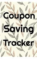 Coupon Saving Tracker: Journal