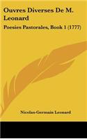 Ouvres Diverses de M. Leonard