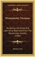 Westminster Versions