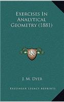 Exercises in Analytical Geometry (1881)