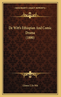 De Witt's Ethiopian And Comic Drama (1880)