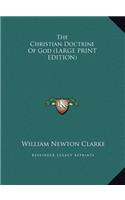 The Christian Doctrine of God