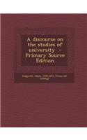 Discourse on the Studies of University