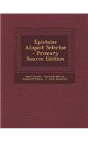 Epistolae Aliquot Selectae