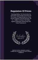 Regulation of Prices