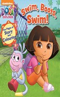 Nickelodeon Dora The Explorer Swim Boots Swim Story And Colouring